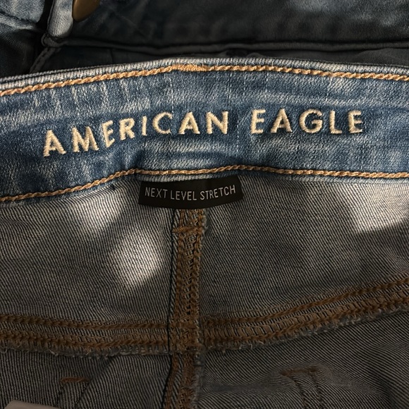 excellent condition AE 14S next level stretch ripped jeans - Picture 2 of 3